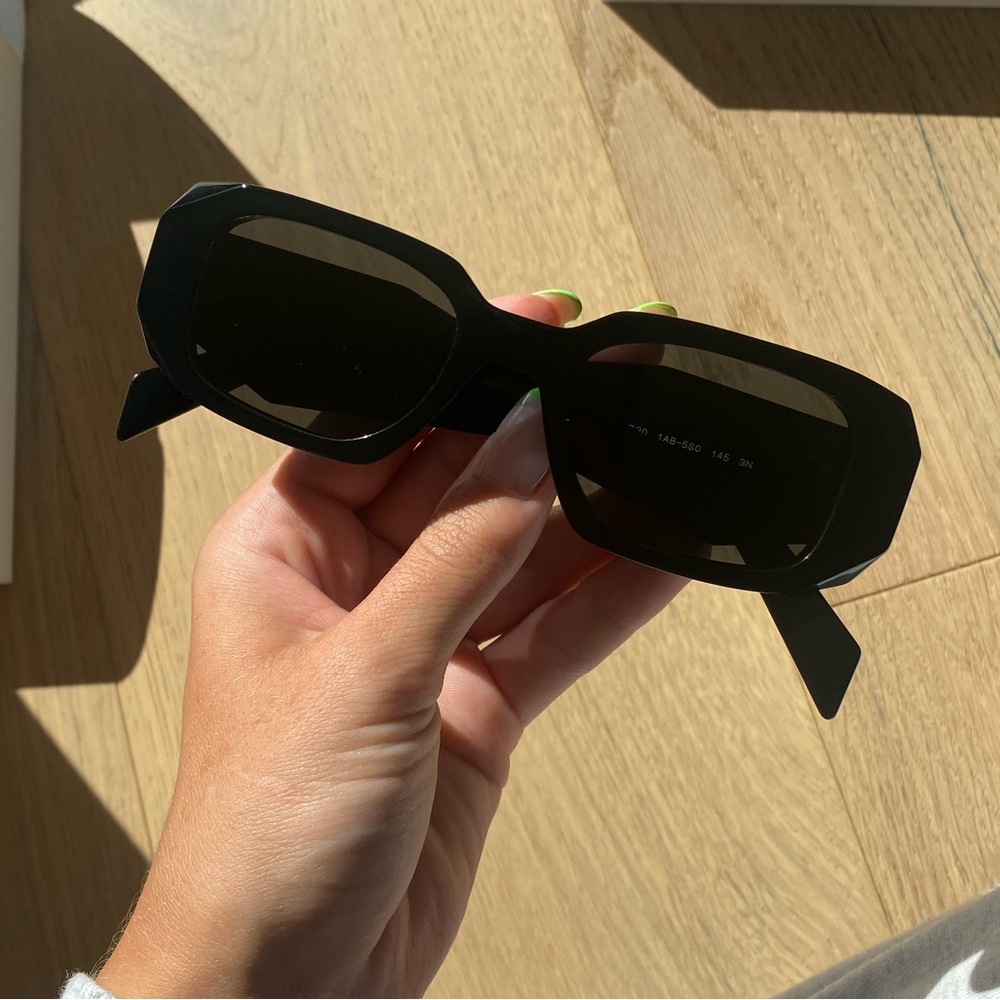 Prada Black Bold Frame Sunglasses
